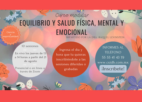 CURSO MODULAR EQUILIBRIO Y SALUD FÍSICA, MENTAL Y EMOCIONAL