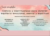 CURSO COMPLETO BAJO DEMANDA: CIENCIA Y ESPIRITUALIDAD PARA OBTENER EQUILIBRIO  EMOCIONAL, MENTAL Y ESPIRITUAL